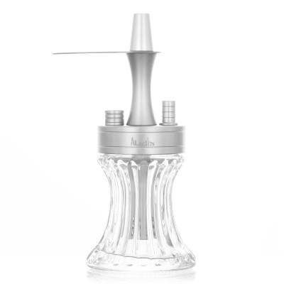 Ναργιλές Aladin 2GO With Bag Silver 23cm